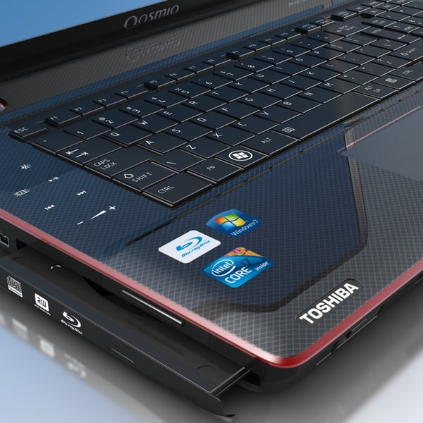3ds max notebook toshiba qosmio x500 - Notebook TOSHIBA Qosmio X500.MAX... by 3DLocker